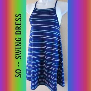 JUNIORS X-LARGE HIGH NECK SWING DRESS ** NEW